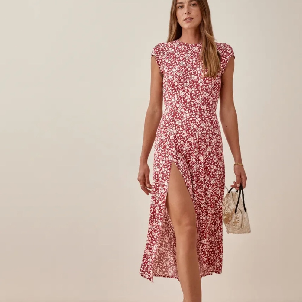 Reformation Gavin Dress in Flower Girl - worn once!